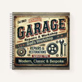 Garage Spiral Notitieboek (Voorkant)