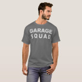 Garage Squad Car Mechanic T-shirt (Voorkant volledig)