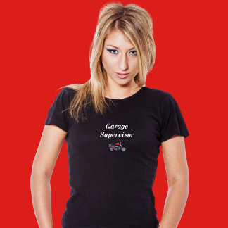 Garage Supervisor motorfiets t-shirt voor vrouwen