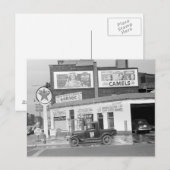 Garage & Tankstation, 1940 Briefkaart (Voorkant / Achterkant)