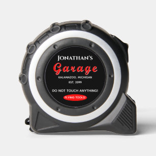 Garage Tape maatregel raak niets aan Rolmaat