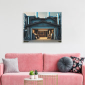 Garage Tech Upgrade canvasprint Canvas Afdruk (Insitu (Woonkamer))