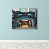 Garage Tech Upgrade canvasprint Canvas Afdruk (Insitu (Houten vloer))