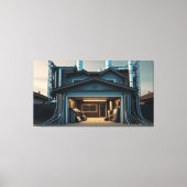 Garage Tech Upgrade canvasprint Canvas Afdruk (Voorkant)