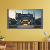 Garage Tech Upgrade canvasprint Canvas Afdruk (Insitu (Woonkamer))