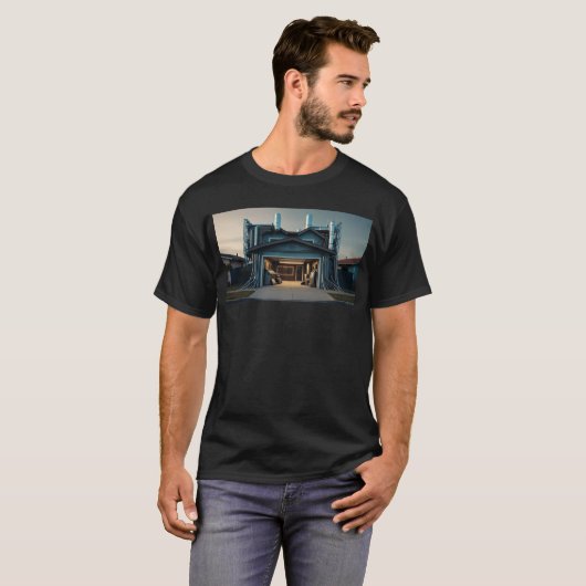 Garage Tech Upgrade heren zwart T-shirt (Voorkant volledig)