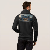 Garage Tech Upgrade men black Bella hoodie back (Achterkant volledig)
