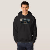 Garage Tech Upgrade men black hooded sweatshirt (Voorkant volledig)