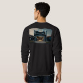 Garage Tech Upgrade men black sweatshirt back (Achterkant volledig)