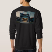 Garage Tech Upgrade men black sweatshirt back (Achterkant)