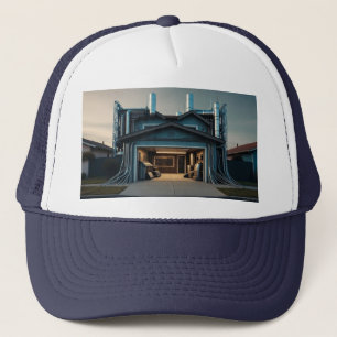 Garage Tech Upgrade zwarte hoed Trucker Pet