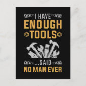 Garage Tools Funny Workshop Joke Briefkaart (Voorkant)