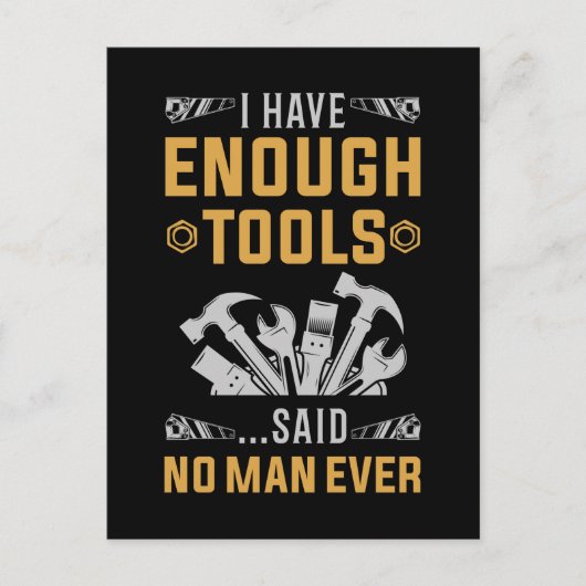 Garage Tools Funny Workshop Joke Briefkaart (Voorkant)