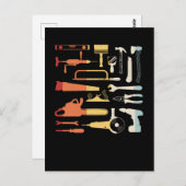 Garage Tools Handyman Briefkaart (Voorkant / Achterkant)