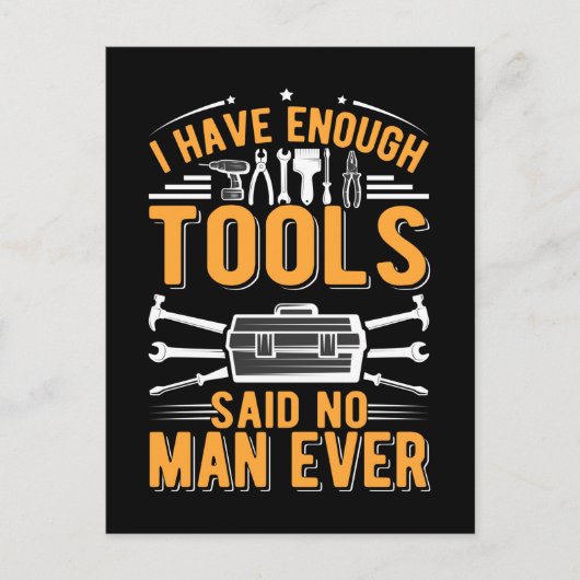 Garage Tools Mechanic Dad Craftsman Husband Briefkaart (Voorkant)