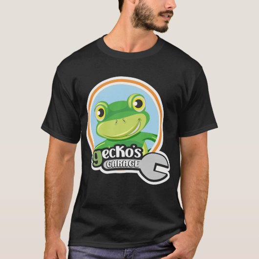 Garage van Gecko T-shirt (Voorkant)