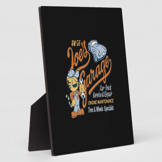 garage van joe fotoplaat (Zijkant)