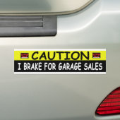 GARAGE VERKOOP BUMPERSTICKER (Op auto)