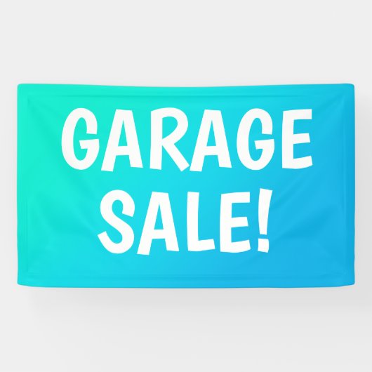 GARAGE VERKOOP! Vinylbanner Spandoek (Horizontaal)