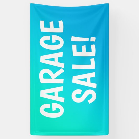 GARAGE VERKOOP! Vinylbanner Spandoek (Verticaal)
