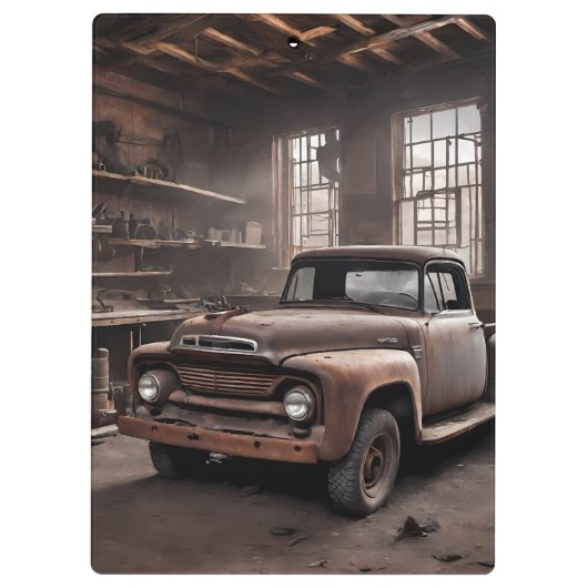 Garage vinden | klembord (Achterkant)