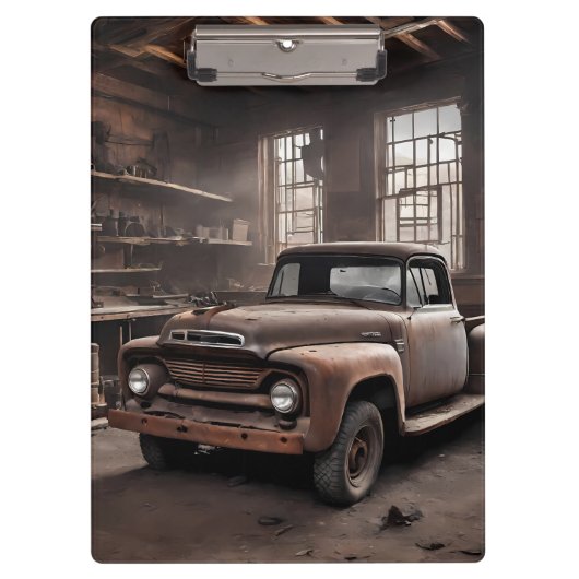 Garage vinden | klembord (Voorkant)