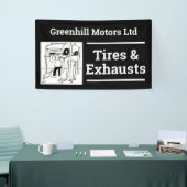 Garage Voertuig Service Ontwerp Banner (Beurs)