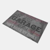 Garage Welcome Mats, Deurmat Garage, Custom Garage (Schuin)