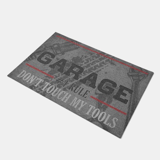 Garage Welcome Mats, Deurmat Garage, Custom Garage (Schuin)