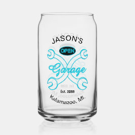Garage Wrenches Drinkware Bier Blikvorm Glas
