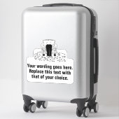 Garageapparatuur of autoonderhoud sticker (Koffer)