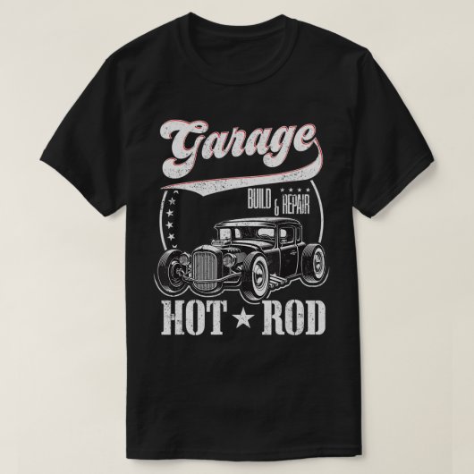 GarageBuild & RepairHot Rod GarageOld Hot Rod Musc T-shirt (Design voorkant)