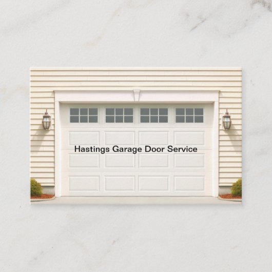 Garagedeur constructie Visitekaartjes (Voorkant)