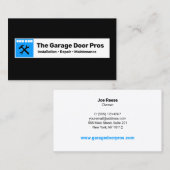 Garagedeur Installateur en Reparatie Visitekaartje (Voorkant / Achterkant)