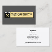 Garagedeur Installatie en reparatie Visitekaartje (Voorkant / Achterkant)