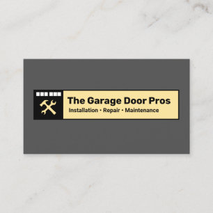 Garagedeur Installatie en reparatie Visitekaartje