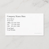 Garagedeur Moderne Visitekaartjes (Achterkant)