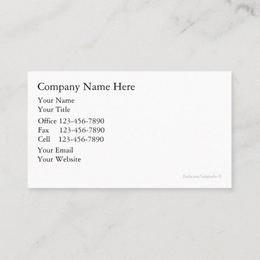 Garagedeur Moderne Visitekaartjes (Achterkant)