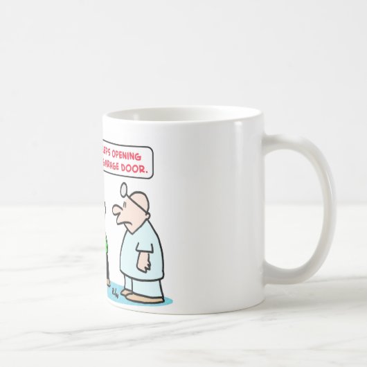 garagedeur voor pacemaker open koffiemok (Rechts)