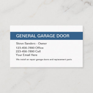Garagedeurservice Visitekaartje