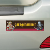 Garagehammer Bumpersticker (Op auto)