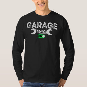 Garagemodus op automatische mechanische reparateur t-shirt