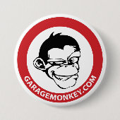 GarageMonkey-Button Ronde Button 7,6 Cm (Voorkant)