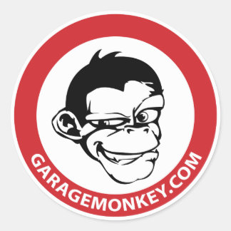 GarageMonkey Sticker