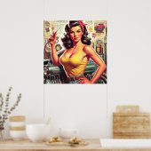 garagemonteur poster (Keuken)