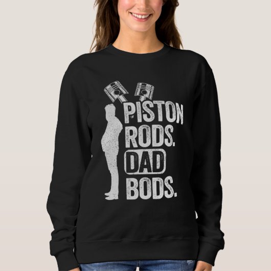 Garageraaigers, delen van mechanische zuigerstaafj trui (Voorkant)