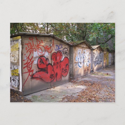 Garages Berlin Prenzlauer Berg Briefkaart (Voorkant)