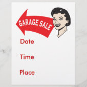 Garageverkoop Flyer (Voorkant)