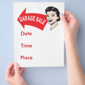 Garageverkoop Flyer (Hand)