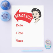 Garageverkoop Flyer (Enkel)